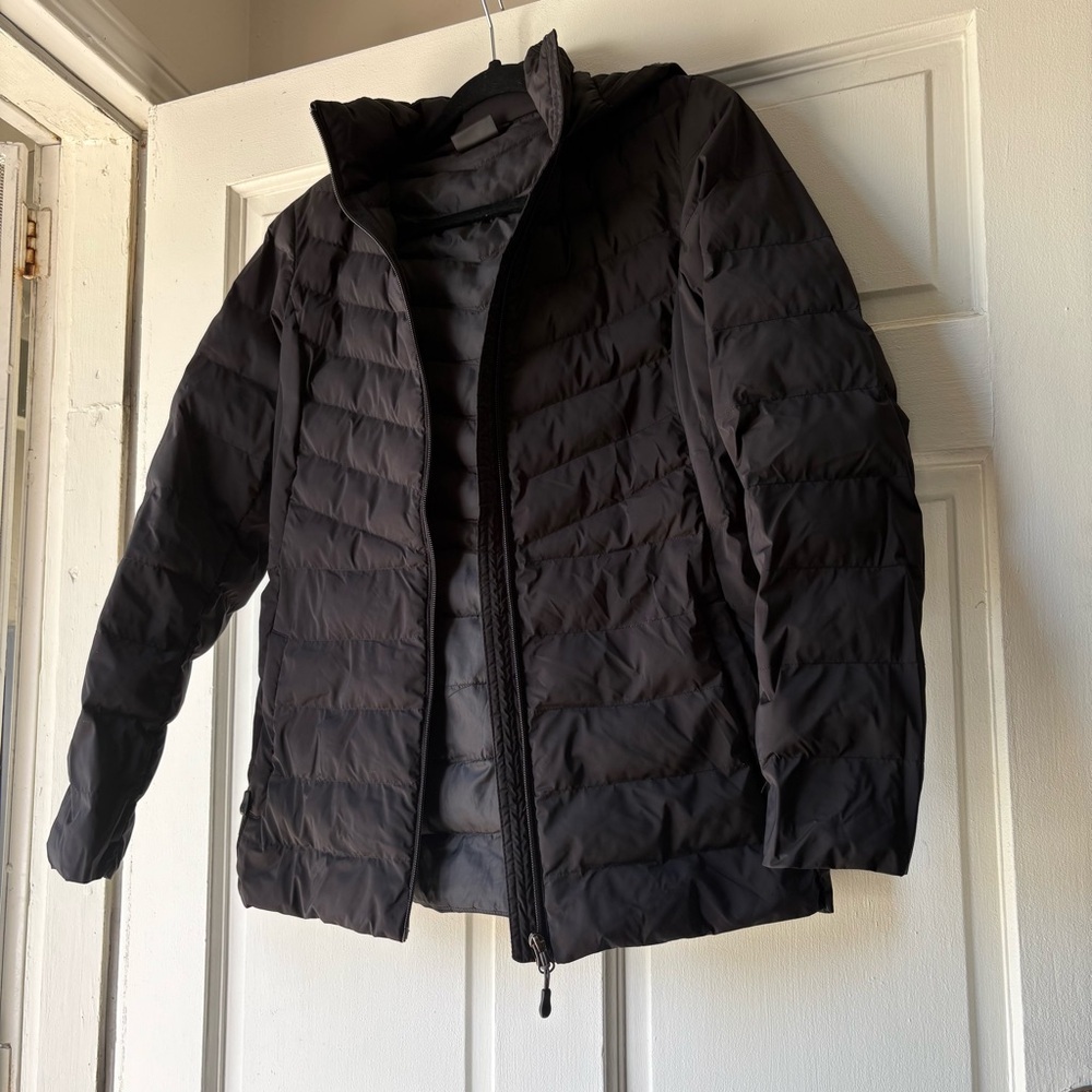 32 Degrees Black Quilted Puffer Jacket. SMB
